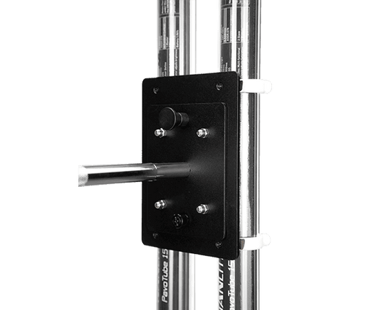 T12 Transparent clip for 2 tubes with Pin