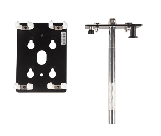 T12 Transparent clip for 2 tubes with Pin