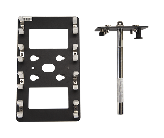 T12 Transparent clip for 4 tubes with Pin