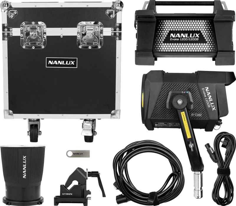 NANLUX Evoke 1200B Bi-Color LED Spot Light with Trolley Case