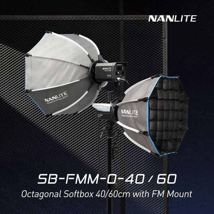 Nanlite Octagonal Softbox 40cm with FM Mount