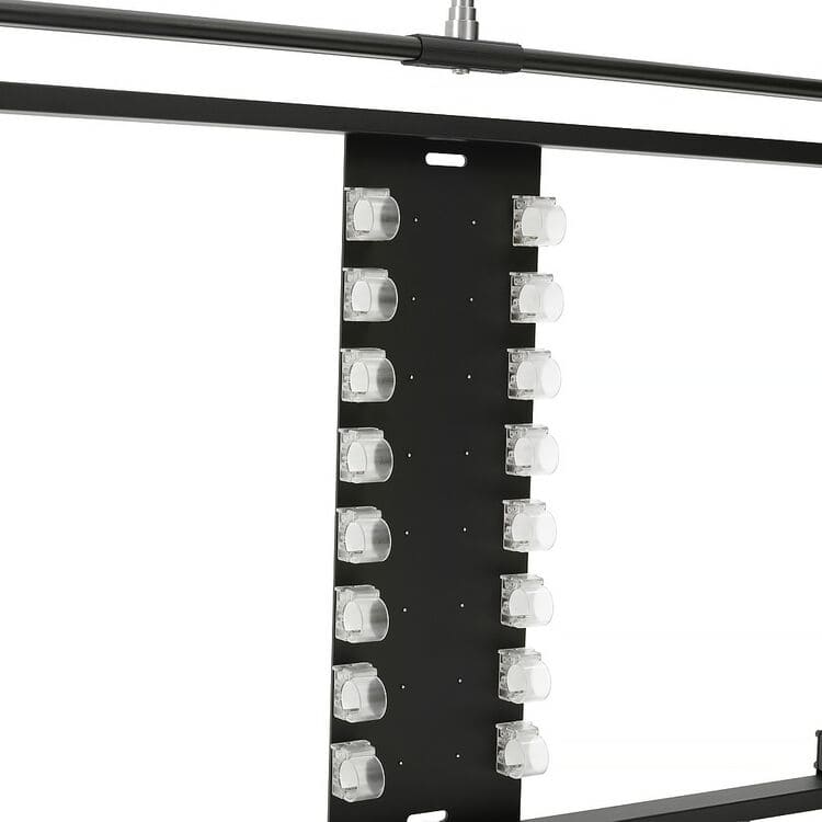 8 Lights Frame with Softbox & Eggcrate for PavoTube II 30X/30C