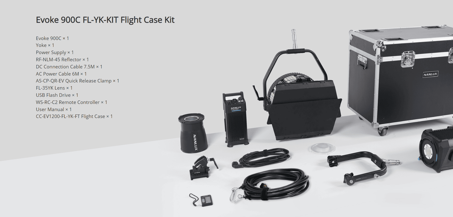 NANLUX Evoke 900C Spot Light with Trolley Case