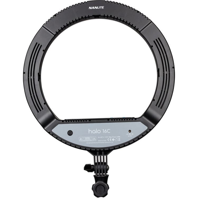 Nanlite Halo 16C Bi-Color Tunable RGBWW 16" LED Ring Light