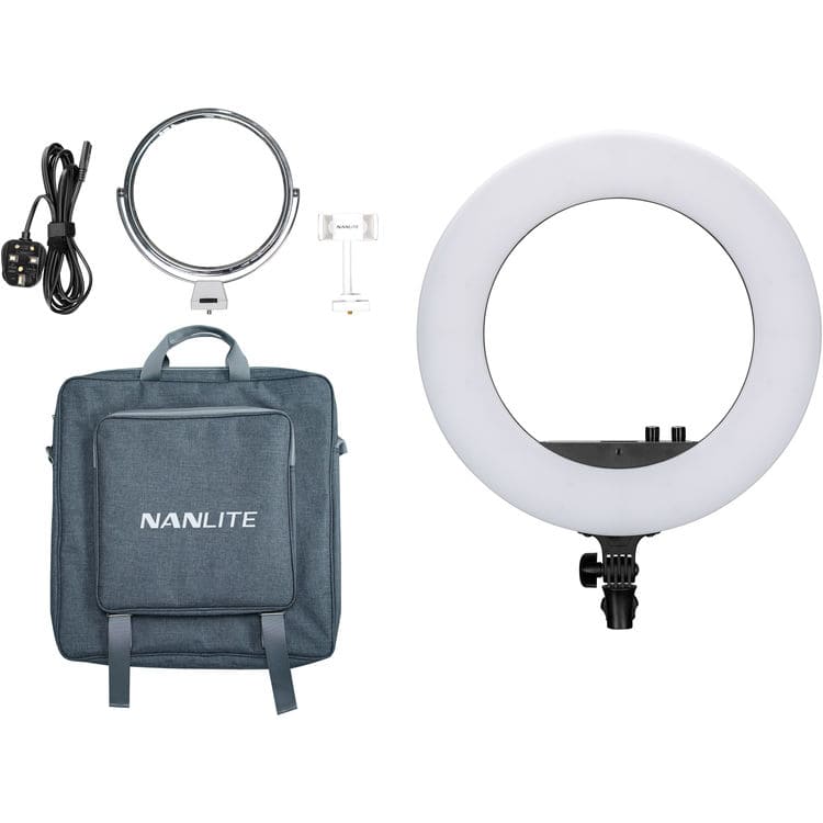 Nanlite Halo Bi-Color LED Ring Light Kit (18")