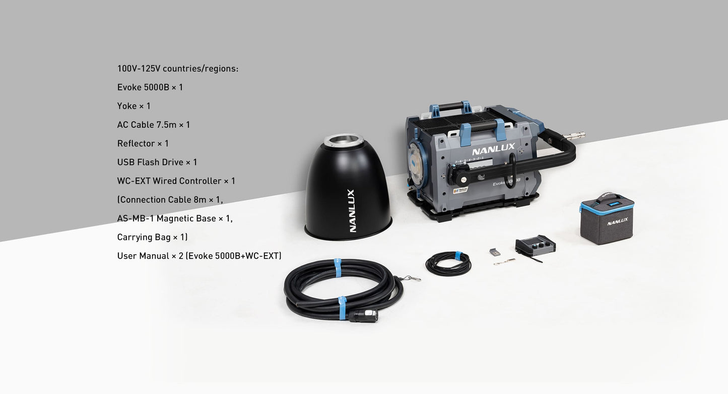 NANLUX Evoke 5000B LED Bi-color Spot Light with Flight Case