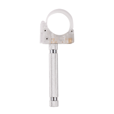 T12 Transparent Single Tube Clip with Pillar