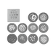 NL Mount Projection Attachment Gobo Set 2