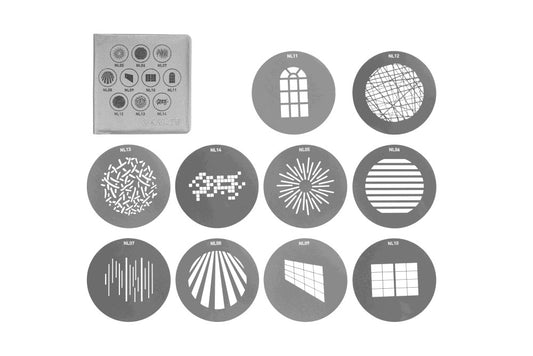 FM Mount Projection Attachment GOBO Set 1