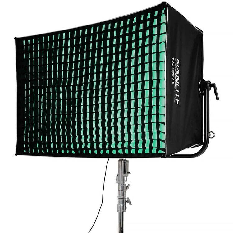 8 Lights Frame with Softbox & Eggcrate for PavoTube II 30X/30C