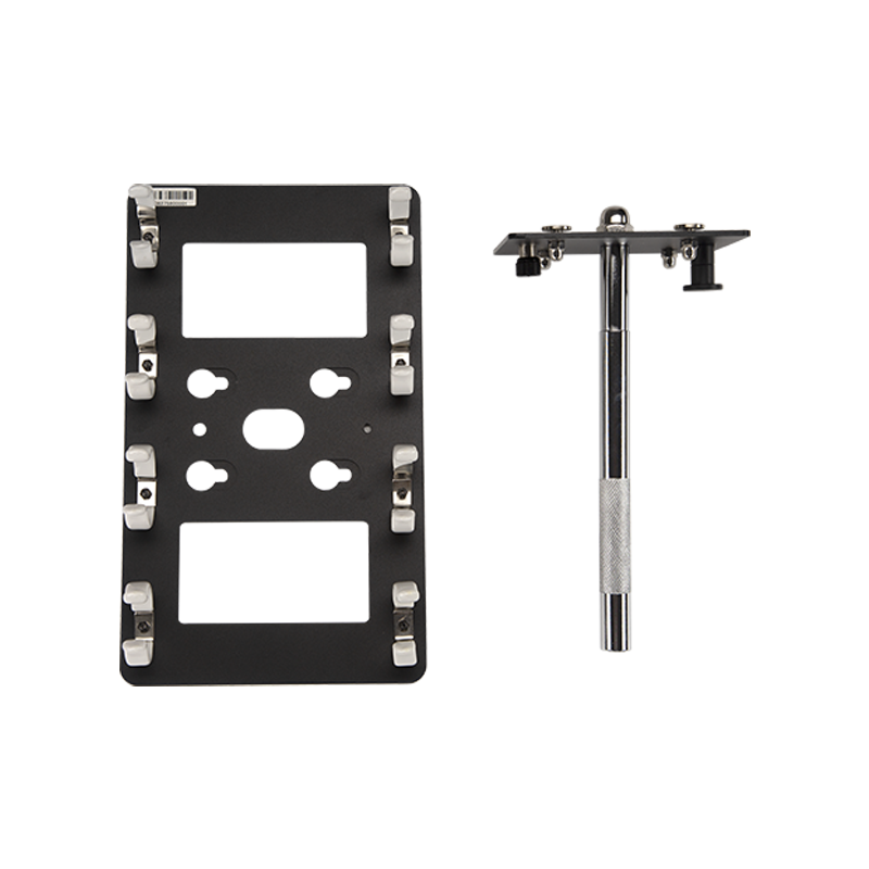 T12 Transparent clip for 4 tubes with Pin