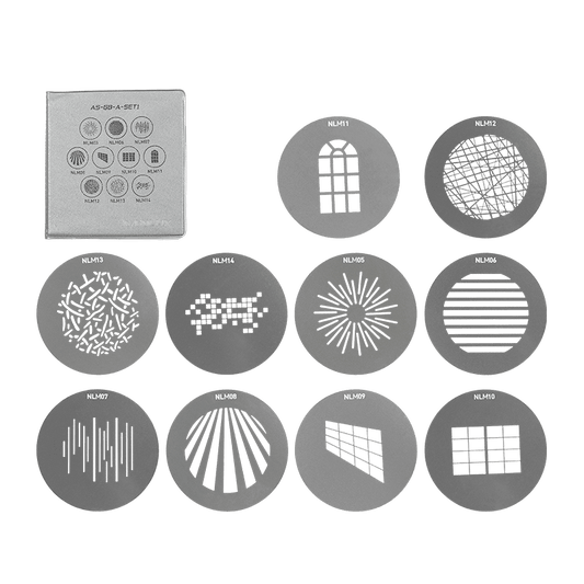 NL Mount Projection Attachment Gobo Set 1