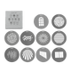 NL Mount Projection Attachment Gobo Set 1