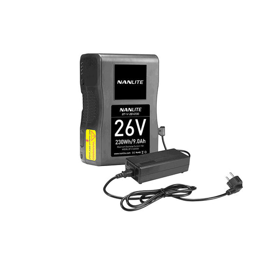 Battery Charger for Single 26V V-mount Battery