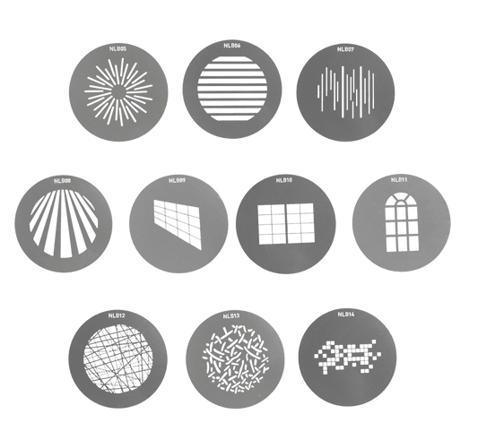 Bowens Mount Projection Attachment GOBO Set 1