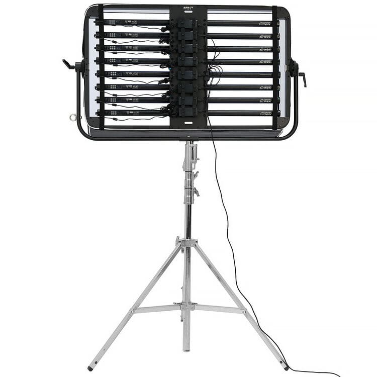 8 Lights Frame with Softbox & Eggcrate for PavoTube II 30X/30C