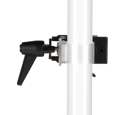 T12 Transparent Single Tube Clip with Pillar