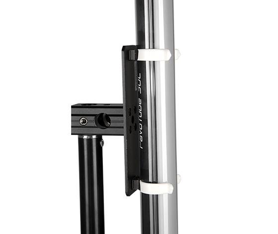 Single T12 LED Tube Holder with 5/8in Receiver