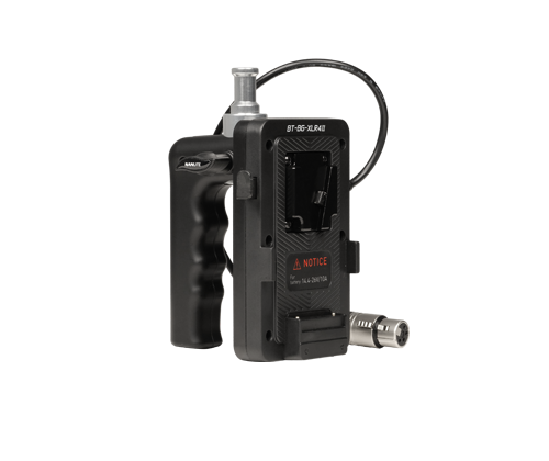 V-Mount Battery Grip with 4-Pin XLR Connector
