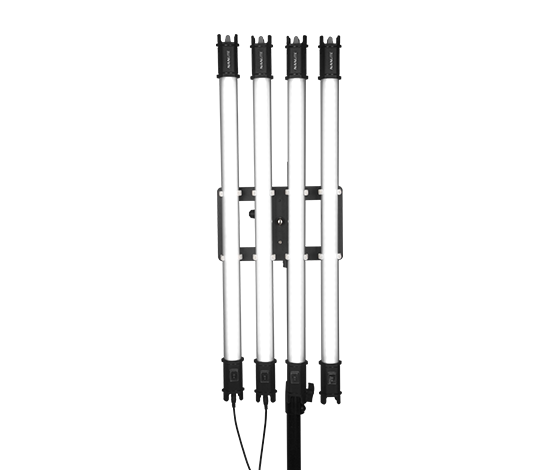 T12 Transparent clip for 4 tubes with Pin