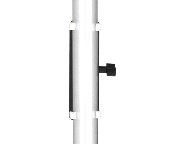 Single T12 LED Tube Holder with 5/8in Receiver