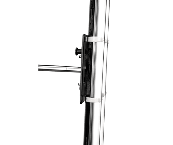 T12 Transparent clip for 2 tubes with Pin
