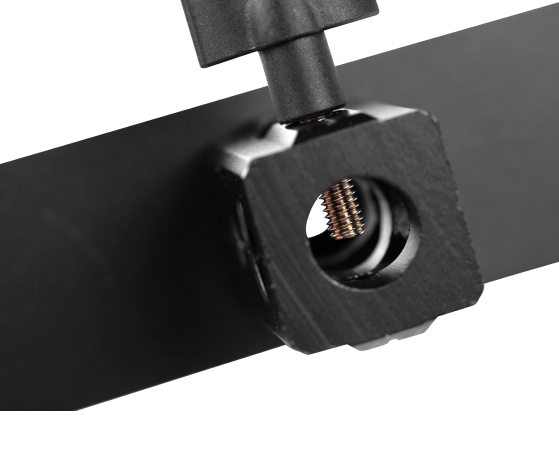 Single T12 LED Tube Holder with 5/8in Receiver