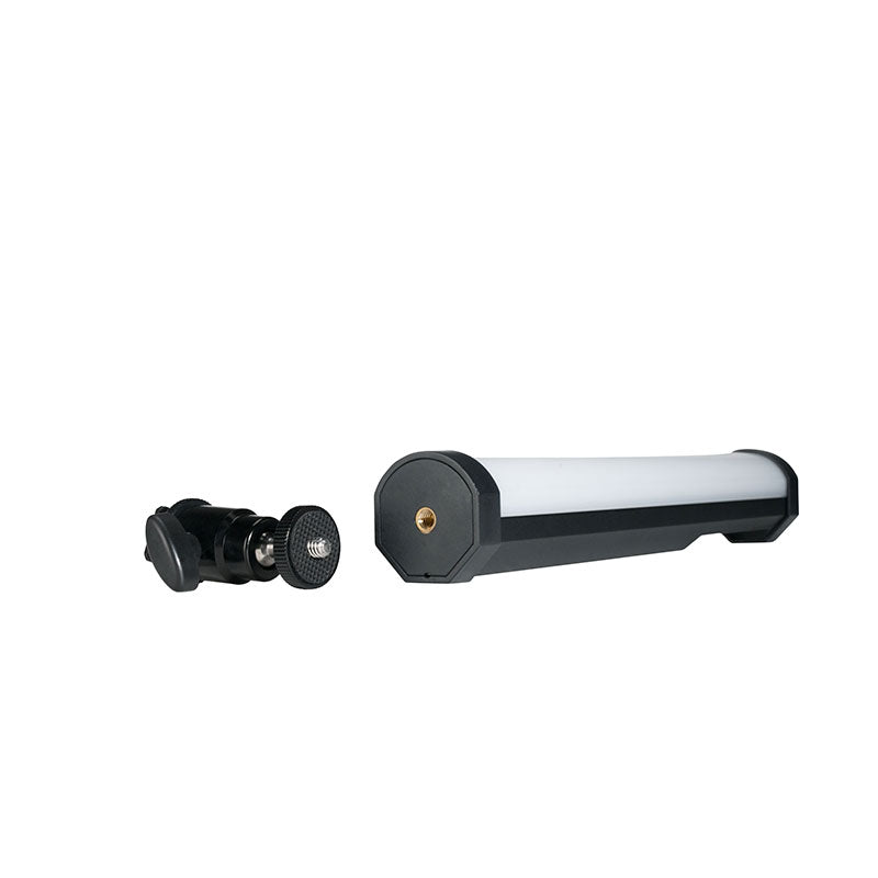 Mini Ball Head with Hot Shoe Adapter and 1/4''-20 Female Receiver