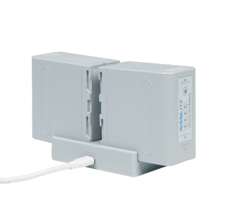 Dual-Slot NP-F Battery Charger