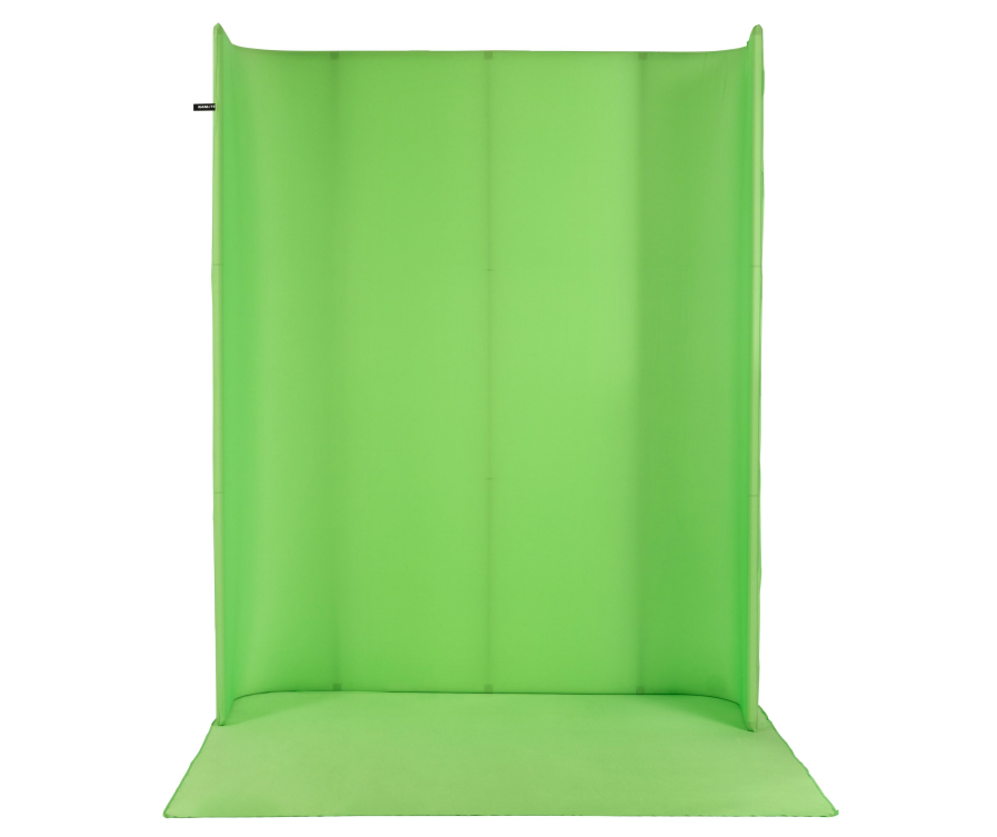 Green Screen Chroma Key Backdrop Kit 180×220cm