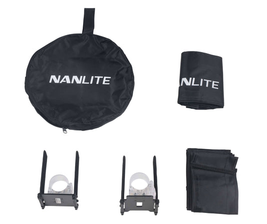 Barndoor with Eggcrate for Pavotube II 15C