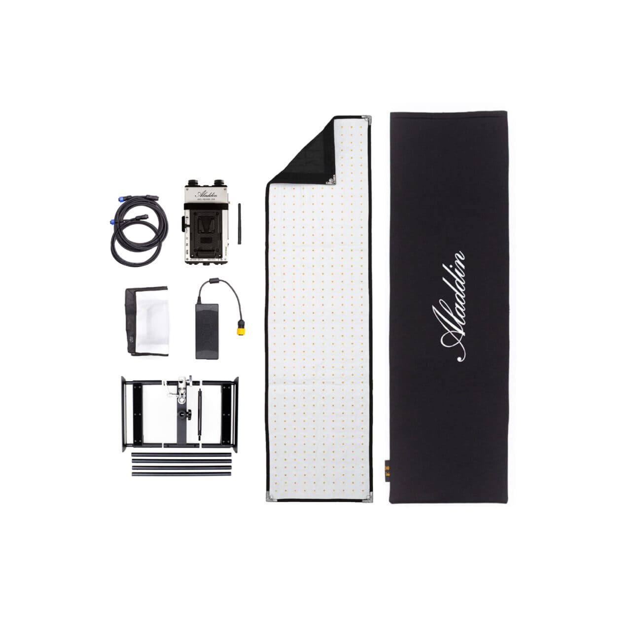 BI-FABRIC 4 Kit (200W Bi-Color) w/ Gold-Mount and Kit Case