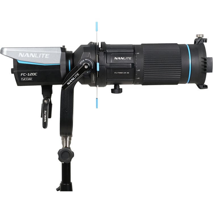 Nanlite Projection Attachment for FM Mount with 18-36° Zoom Lens