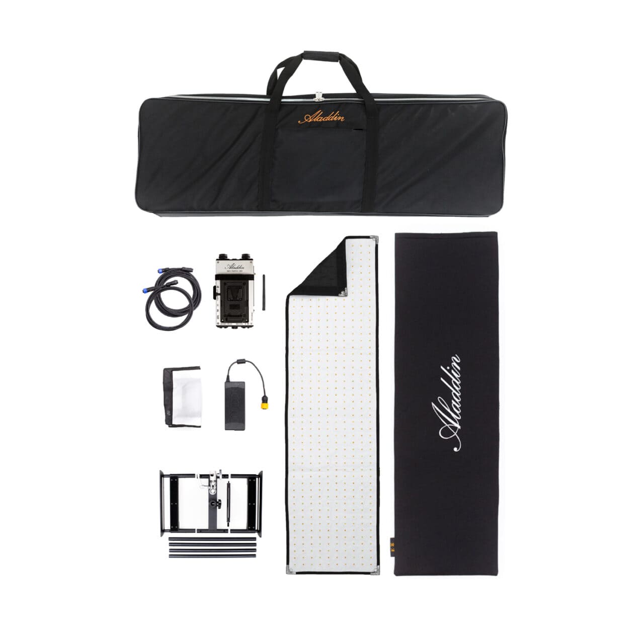 BI-FABRIC 4 Kit (200W Bi-Color) w/ Gold-Mount and Kit Case