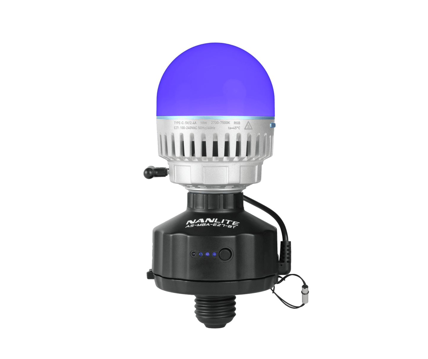 E27 Magnetic Base Battery Adapter
