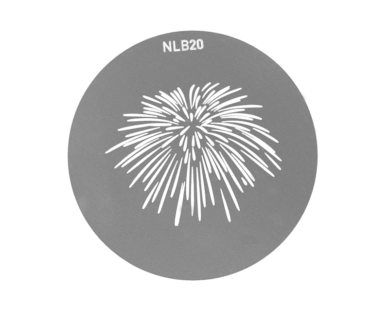 Nanlite Bowens Mount Projection Attachment GOBO Set 2 (10pcs in one set) (AS-GB-B-SET2)
