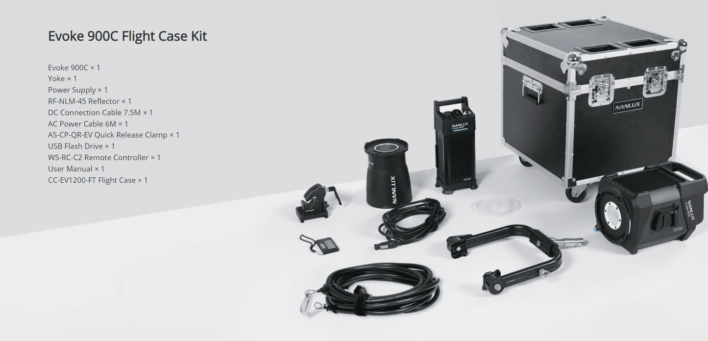 NANLUX Evoke 900C Spot Light with Trolley Case