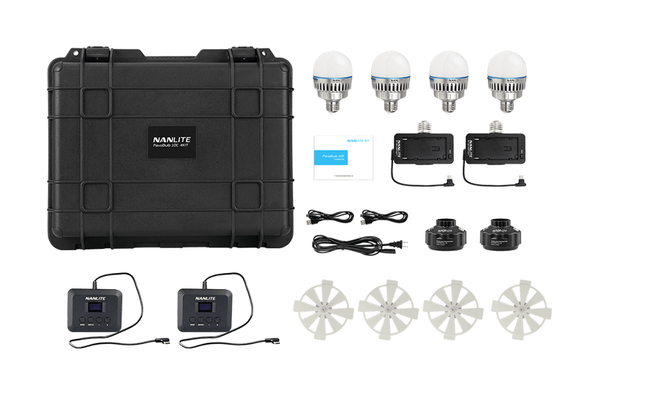 Nanlite PavoBulb 10C RGBWW LED Bulb 4KIT