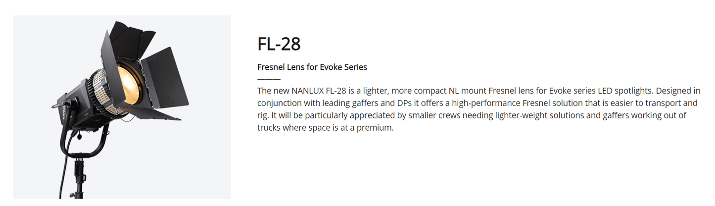 FL -28 Fresnel Lens