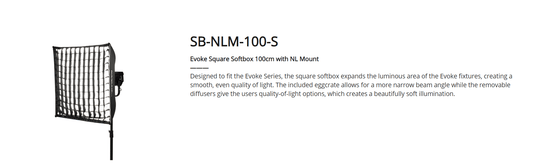 Square Softbox 100cm with NL Mount