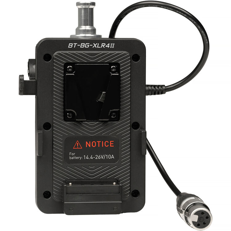 V-Mount Battery Grip with 4-Pin XLR II Connector